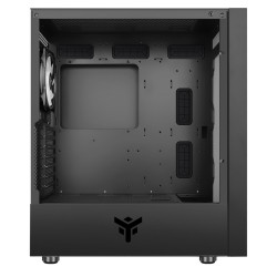 Boitier Moyen Tour ATX iTek Vertibra V210 RGB avec panneau vitré (Noir)