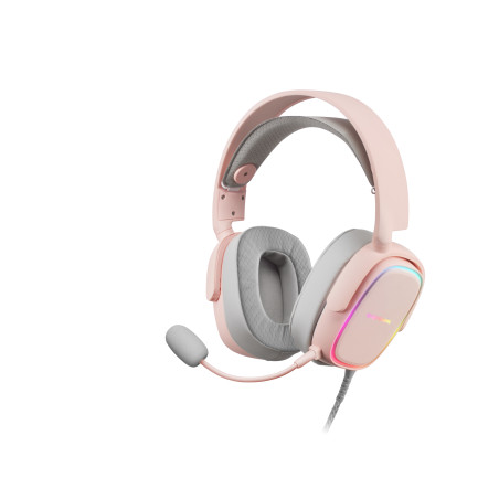 Casque Micro Gamer Mars Gaming MHAX RGB (Rose)