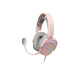 Casque Micro Gamer Mars Gaming MHAX RGB (Rose)