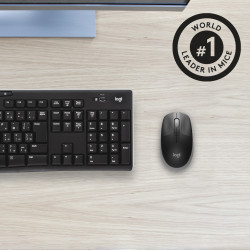 Souris sans fil Logitech M190 (Noir Gris)