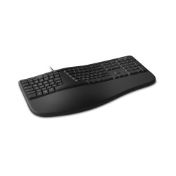 Clavier filaire ergonomique Microsoft LXN-00005 (Noir)