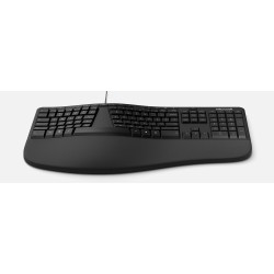 Clavier filaire ergonomique Microsoft LXN-00005 (Noir)