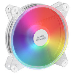 Ventilateur boitier Mars Gaming MFD RGB 12cm (Transparent)