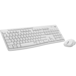 Pack Clavier - Souris sans fil Logitech MK295 (Blanc)