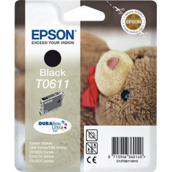 Cartouche d'encre Epson Ourson T0611 (Noir)