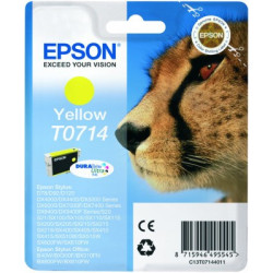 Cartouche d'encre Epson Guepard T0714 (Jaune)