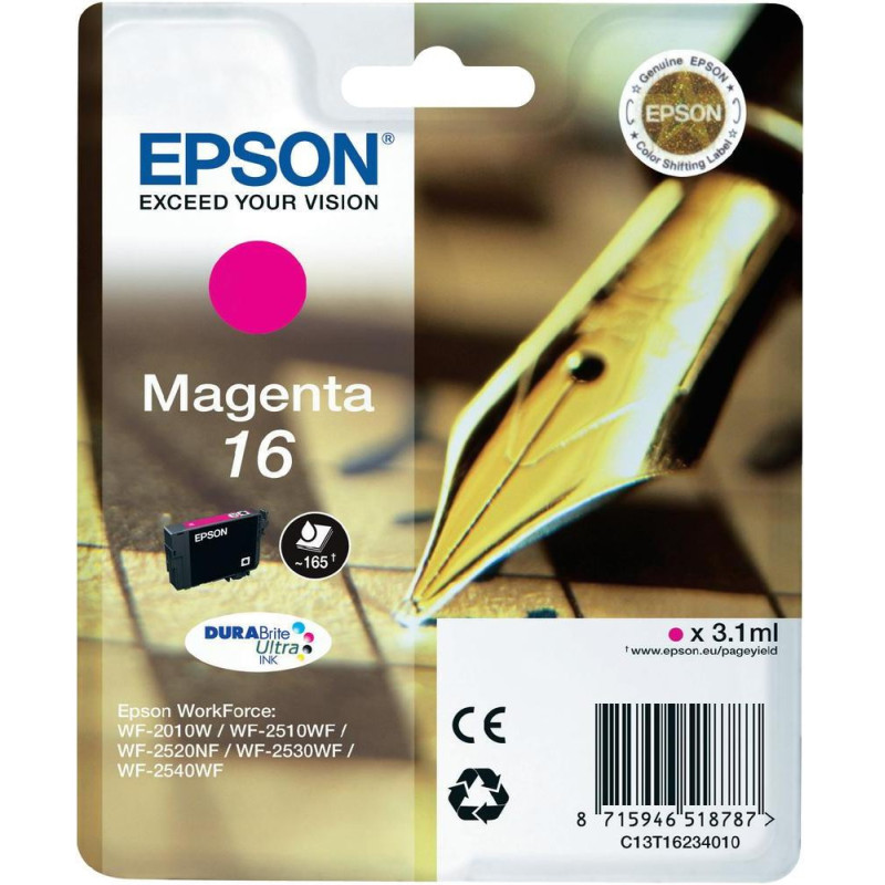 Cartouche d'encre Epson Stylo plume 16 (Magenta)