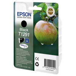 Cartouche d'encre Epson Pomme T1291 (Noir)