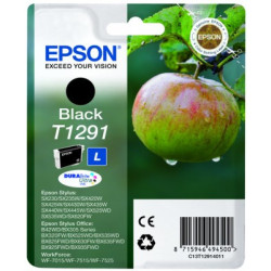 Cartouche d'encre Epson Pomme T1291 (Noir)