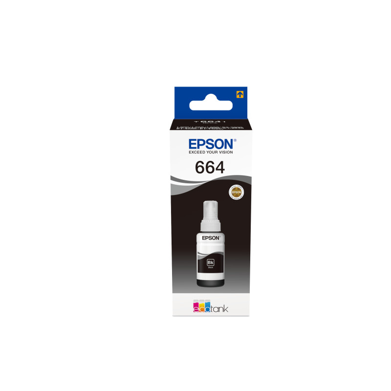 Cartouche d'encre Epson Ecotank T6641 70ml (Noir)