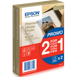 Papier Photo Epson Premium glacé 255g m² - 80 feuilles 10x15 cm