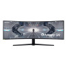 Ecran incurvé 49" (32 9) Samsung Odyssey G9 C49G95TSSRX 5K DWQHD (Noir) 240Hz