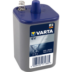 Pile Varta V430 avec ressorts 8100 mAh 6V