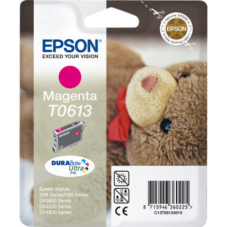 Cartouche d'encre Epson Ourson T0613 (Magenta)