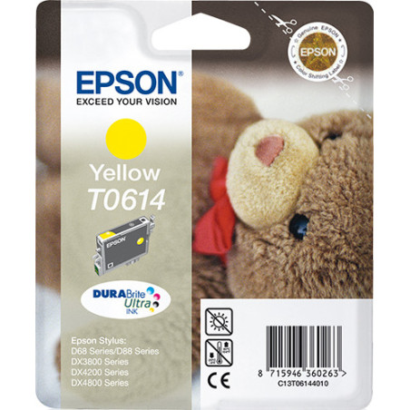 Cartouche d'encre Epson Ourson T0614 (Jaune)