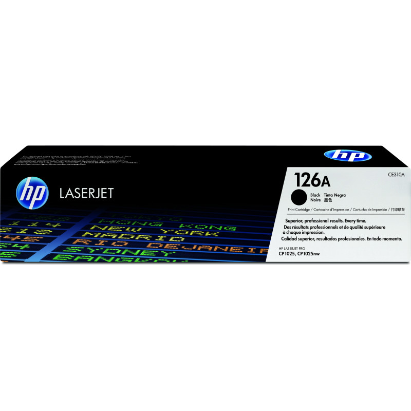 Toner Noir HP 126A LaserJet CP1025 (CE310A) - 1200 pages