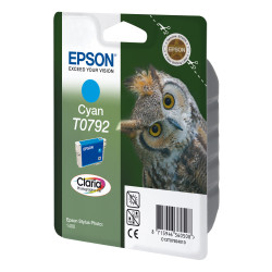 Cartouche d'encre Epson Chouette T0792 (Cyan)