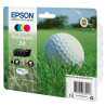 Pack 4 cartouches d'encre Epson Balle de Golf 34 Standard