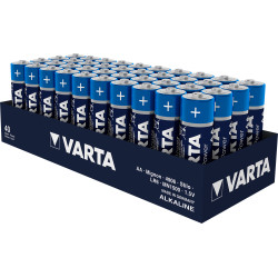 Pack blister de 4 piles Alcaline Varta type AA 1,5V (R06)