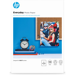 Papier photo HP Everyday Glossy - 100 feuilles A4