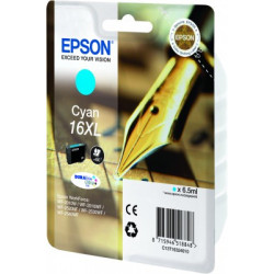 Cartouche d'encre Epson Stylo a plume 16 XL (Cyan)