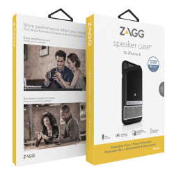 Coque ZAGG pour iPhone 6 avec enceinte integrée - Noir