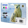 Pack 4 cartouches d'encre Epson Ours Polaire 26XL (Noir, Cyan, Magenta, Jaune)