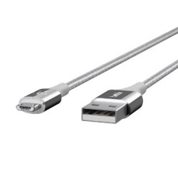 Cable Belkin USB 2.0 type A - Micro B M M 1,2m (Argent)