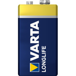 Pile Alcaline Varta Longlife 9V (6LR61)