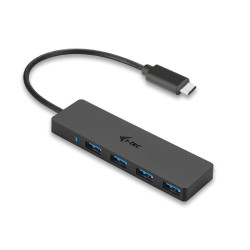 Hub USB Type C I-Tec - 4 ports USB 3.0 (Noir)