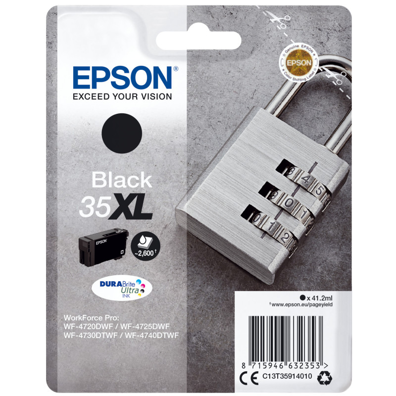 Cartouche d'encre Epson Cadenas 35XL (Noir)