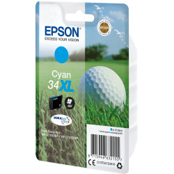 Cartouche d'encre Epson Balle de Golf 34XL (Cyan)