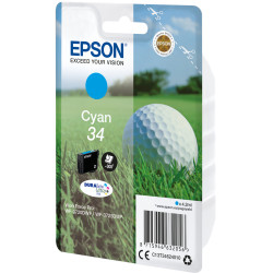 Cartouche d'encre Epson Balle de Golf 34 (Cyan)