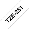 Ruban encreur Brother P-Touch TZE-251 (Noir Blanc)