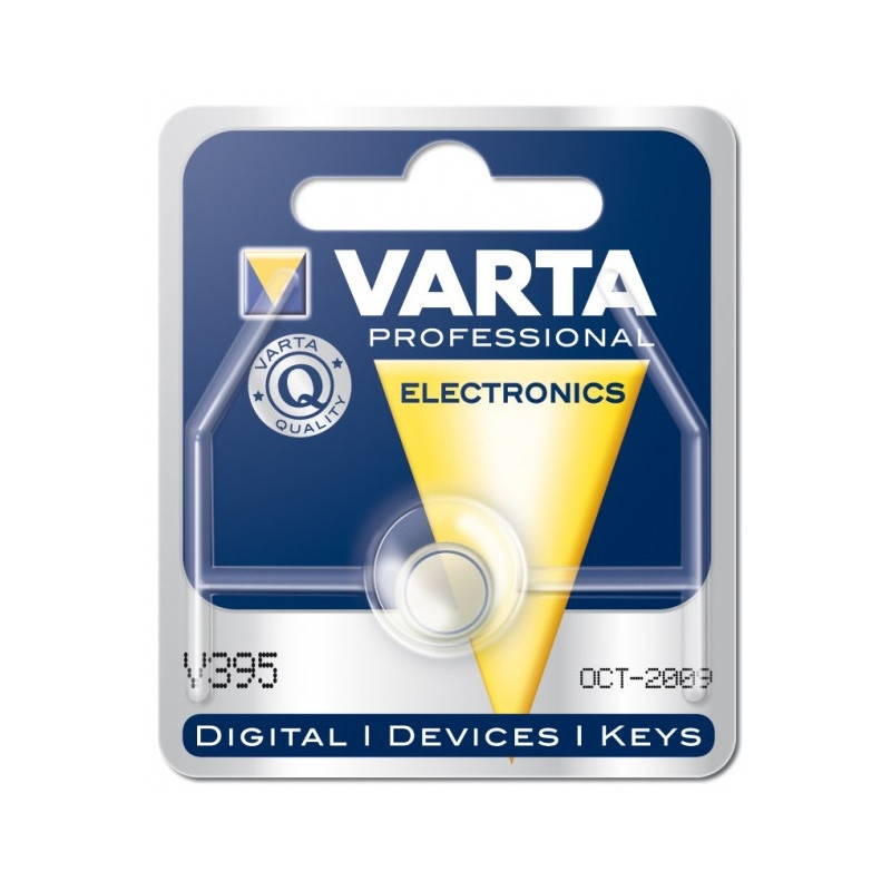Pile plate Varta V395 1,55V Oxyde de Zinc (SR57)