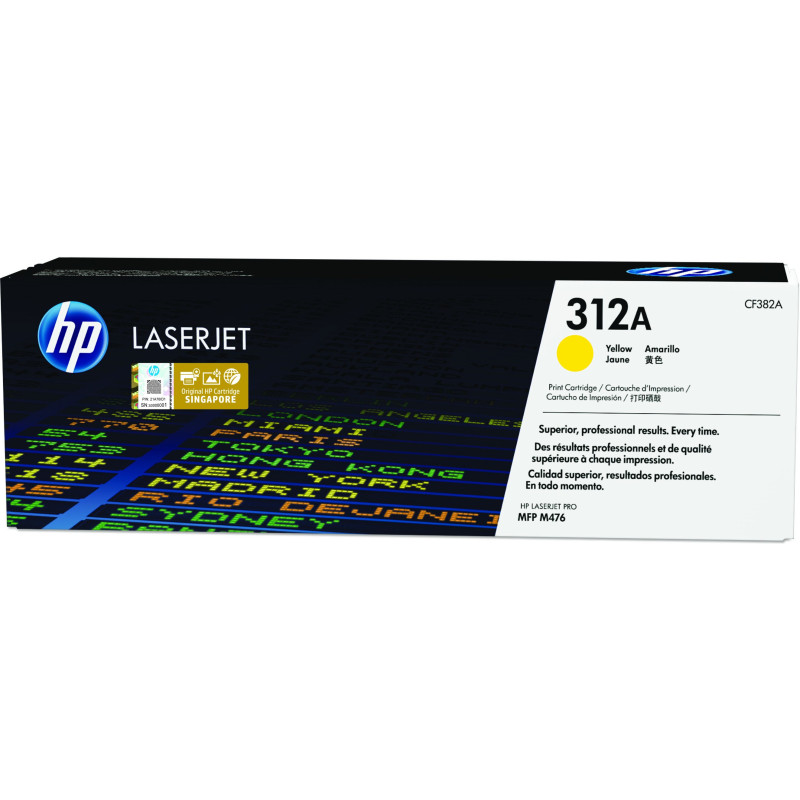 Toner Jaune HP 312A (CF382A) 2700 pages