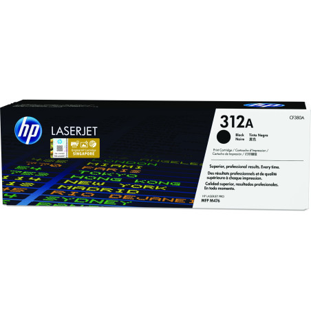 Toner Noir HP 203A LaserJet 312A (CF380A) - 2280 pages