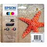 Pack 4 cartouches d'encre Epson Etoile de mer 603XL (Noir XL + Couleurs XL)