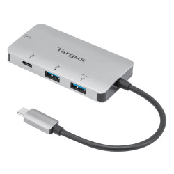 Hub USB 3.0 type-C Targus 2 ports + 2 ports USB Type C(Gris)