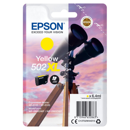 Cartouche d'encre Epson Jumelles 502 XL (Jaune)