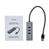 Hub USB 3.0 I-Tec 3 ports + RJ45