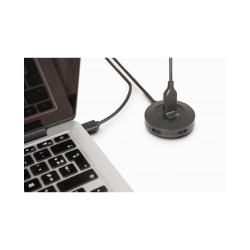 Hub USB 2.0 Urban Factory Minee 4 ports (Noir)