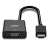 Convertisseur Lindy HDMI mâle (Type A) 1.3 vers VGA femelle (D-sub DE-15) 10cm (Noir)