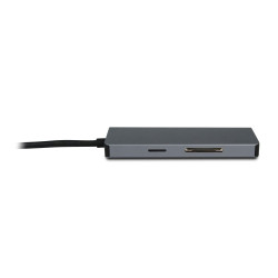 Adaptateur USB 3.0 Type C NGS Wonder Dock 7 vers HDMI + RJ45 + USB-C + Micro SD - TF et Hub 2 ports