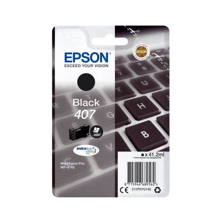 Cartouche d'encre Epson Clavier 407 (Noir)