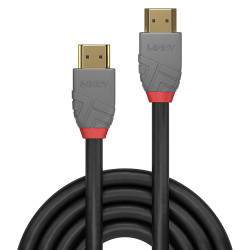 Cable HDMI 2.0 Lindy 1m M M (Gris)