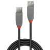 Rallonge USB 2.0 Lindy - 1m M F (Gris Rouge)