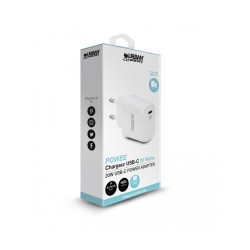 Chargeur secteur Urban Factory Powee USB QC3.0 20W (Blanc)