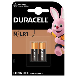 Lot de 2 piles Alcalines Duracell type LR01 (MN9100) 1,5V