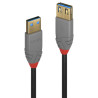 Rallonge USB 3.0 Lindy - 3m M F (Gris)